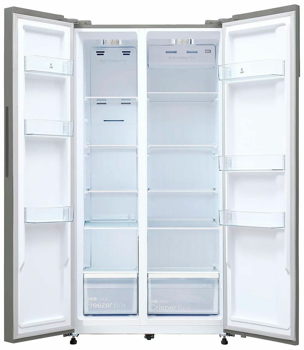 Холодильник двухкамерный отдельностоящий LEX LSB530DSID - фотография № 2