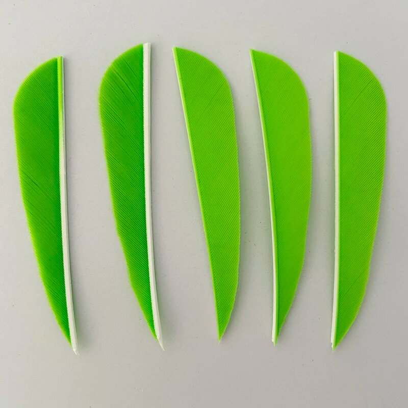 Перья для стрел 3 дюйма 50 шт, Fluorescent Green