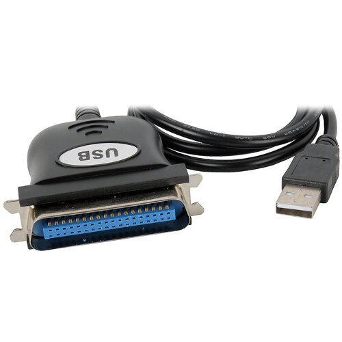 Кабель USB Am-LPT36M Orient ULB-201N адаптер Bitronix и Centronix переходник конвертор порта - 0.8 метра