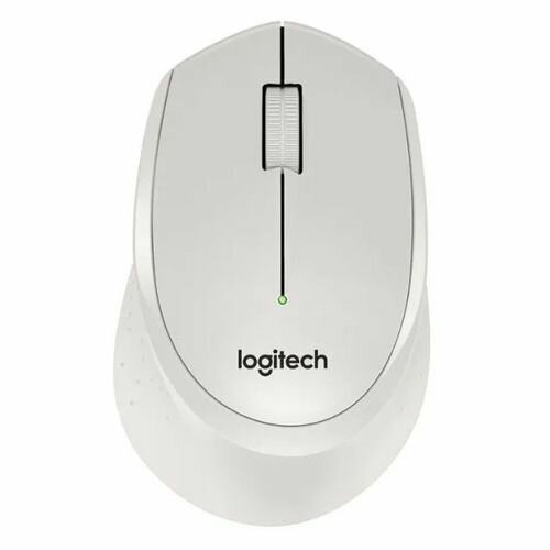 Мышь Logitech M330 Silent Plus, оптическая, беспроводная, USB, белый [910-004926]