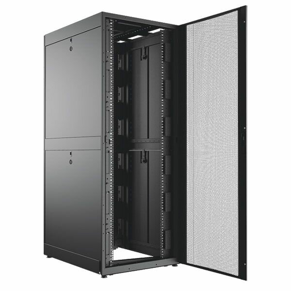 фото Шкаф C3 Solutions 48U 600x1050, черный, дверь перф.