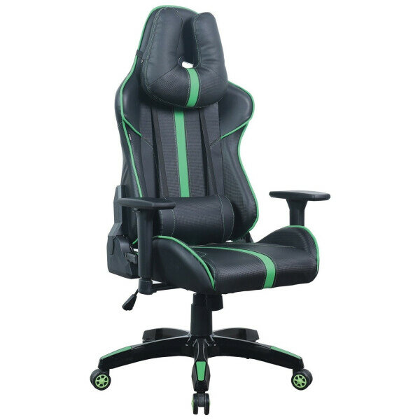 Кресло офисное Brabix GT Carbon GM-120 черный/зеленый (531929)