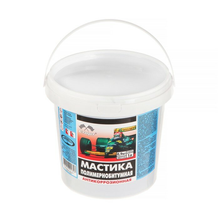 фото Мастика автомобильная Старт Антикоррозийная, полимернобитумная, 1 л