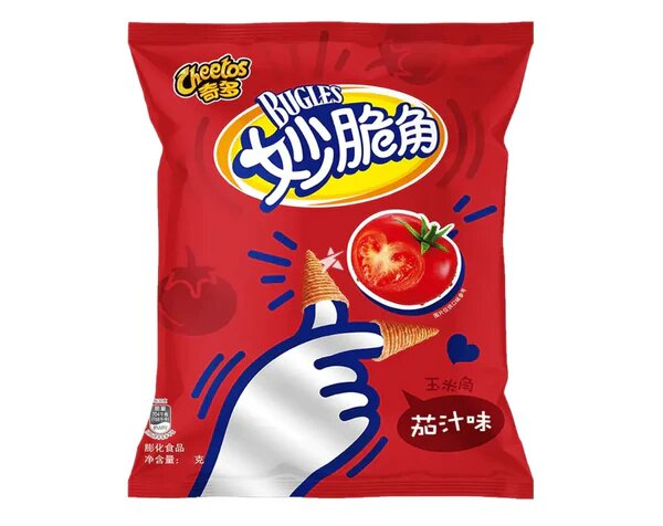 Чипсы Cheetos Crispy Bugles Tomato Juice Flavor, 65 г