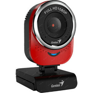 Веб-камера Genius QCam 6000 угол обзора 90гр по вертикали вращение на 360 гр встроенный микрофон 1080P полный HD 30 ка (32200002409)
