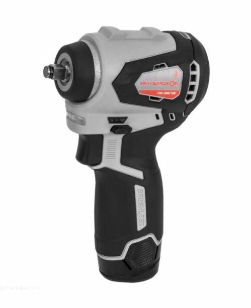 фото Гайковерт аккумуляторный ударный ИНТЕРСКОЛ ГАУ-250/12ВЭ, 12 В, 2400 об/мин, 3200 уд/мин, 2 АКБ 2 Ач и ЗУ, в кейсе, 804.2.2.70