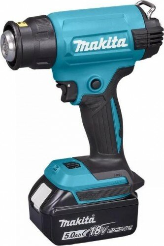 Аккумуляторный фен промышленный LXT 18В - 550C акк 5Ач и з/у Makita DHG180RT1J