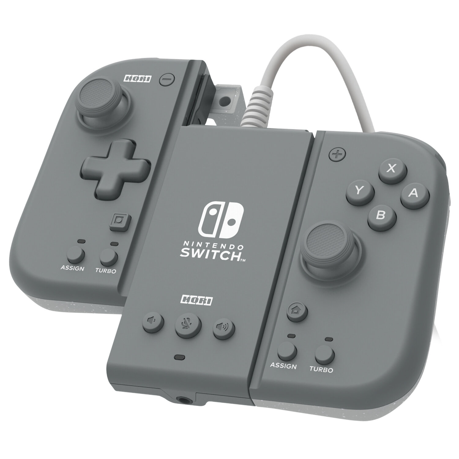 Контроллеры Hori Split Pad Compact Attachment Set (Slate Grey) для консоли Switch (NSW-426U)