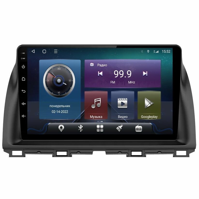 Магнитола CRS-300 Mazda CX-5 2011-2016 - Android 13 - Процессор 8 ядер - Память 6+128Gb - Carplay - DSP 36 полос - 4G(Sim)