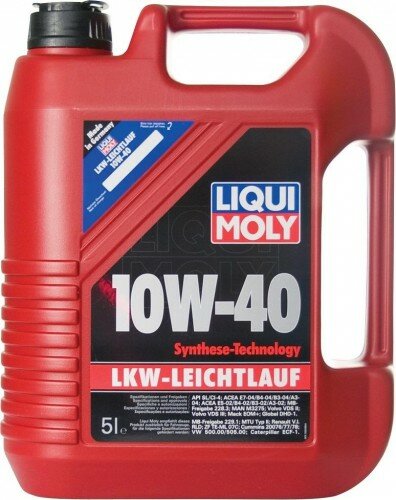 Полусинтетическое моторное масло LIQUI MOLY LKW-Leichtlauf-Motoroil 10W-40 Basic