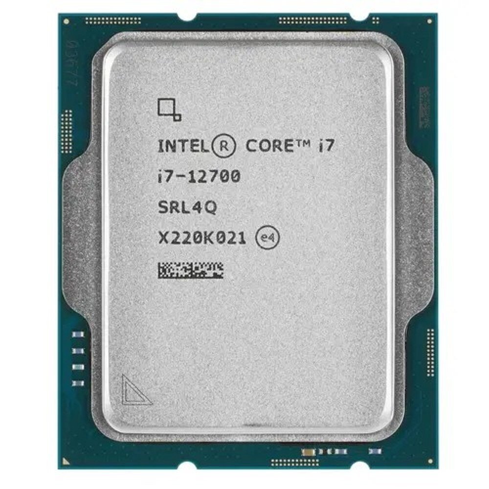 Intel Процессор CPU Intel Core i7-12700 Alder Lake OEM {2.1 ГГц/ 4.8 ГГц в режиме Turbo, 25MB, Intel UHD Graphics 770, LGA1700}