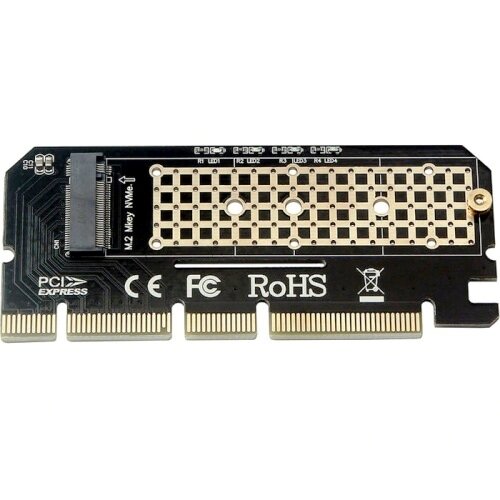 PCI-Express переходник Orient C299E 16x PCI-E 3.0 на NGFF(M.2) SSD M.2 M key NVMe SSD