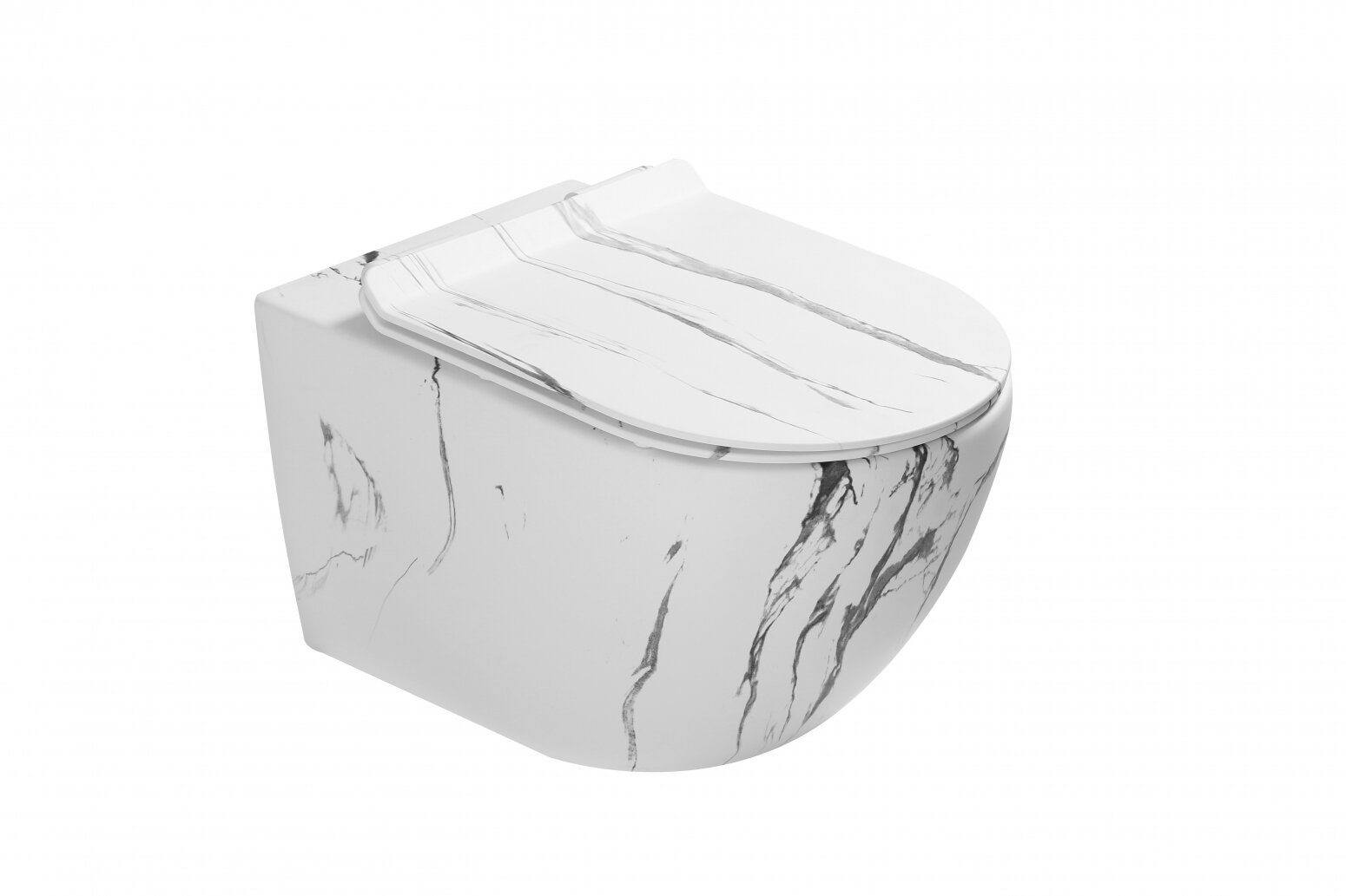 Унитаз подвесной SantiLine SL-5002MM с микролифтом