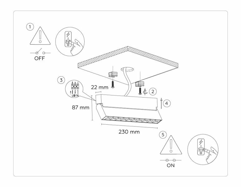 Настенно-потолочный светильник Ambrella Light Move TA1829 - фотография № 5