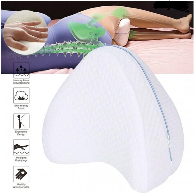 фото Анатомическая подушка для ног / Подушка между ног для сна / Подушка для коленей / Ортопедическая подушка