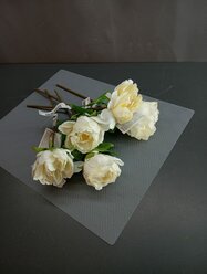 Комплект 5 шт. Цветок искусственный IKEA SMYCKA смикка 30 см Пион/белый