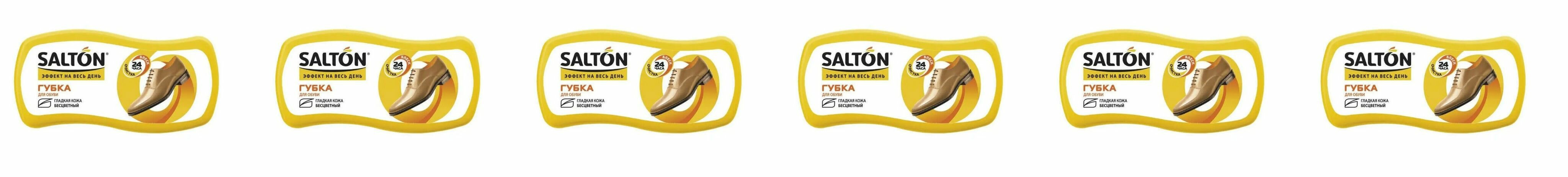 фото Salton Губка Волна для гладкой кожи, с норковым маслом, бесцветная, 6 штук