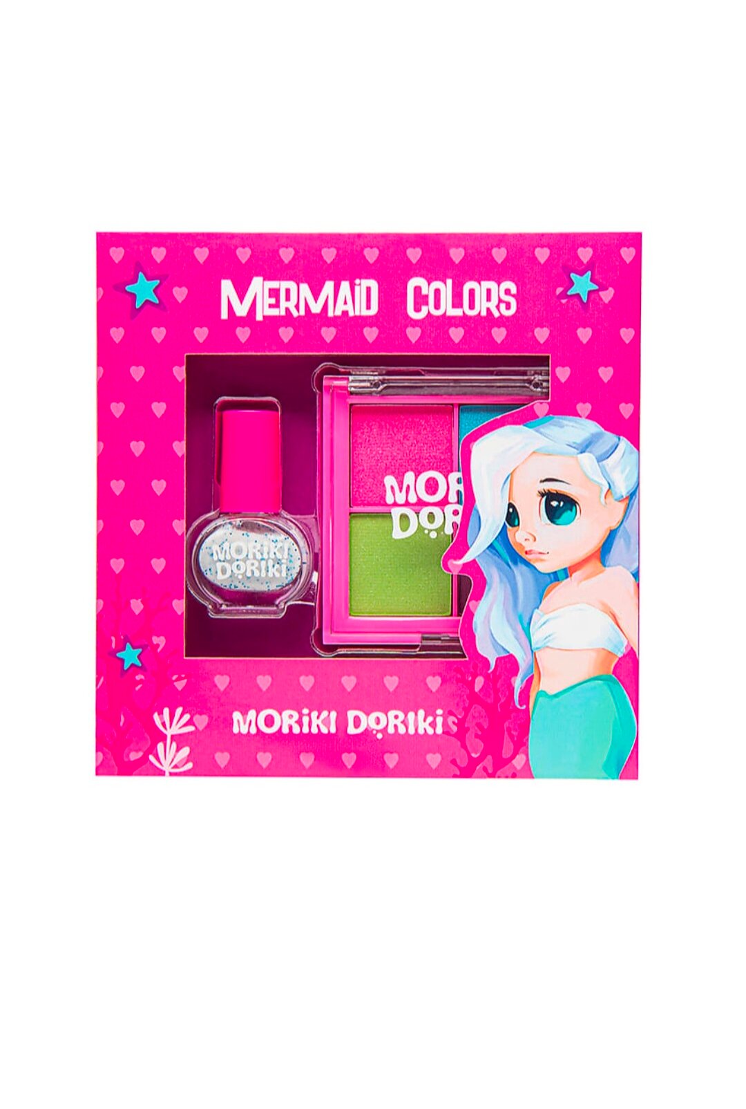 фото MORIKI DORIKI Набор для макияжа: лак для ногтей +тени для век