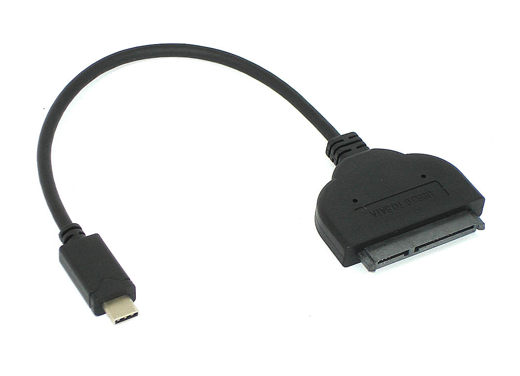 Перходник SATA на USB 3.1 TYPE C на шнурке 20см DM-688