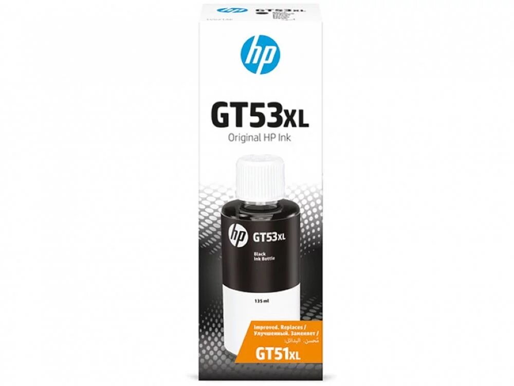 HP GT53XL 135ml Black Original Ink Bottle (1VV21AE) Чернила 1VV21AE