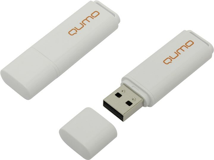Флешка Qumo 8GB QM8GUD-OP1-white