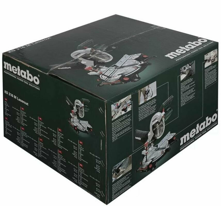 Пила торцовочная Metabo KS 216 M 610216000 - фото №5