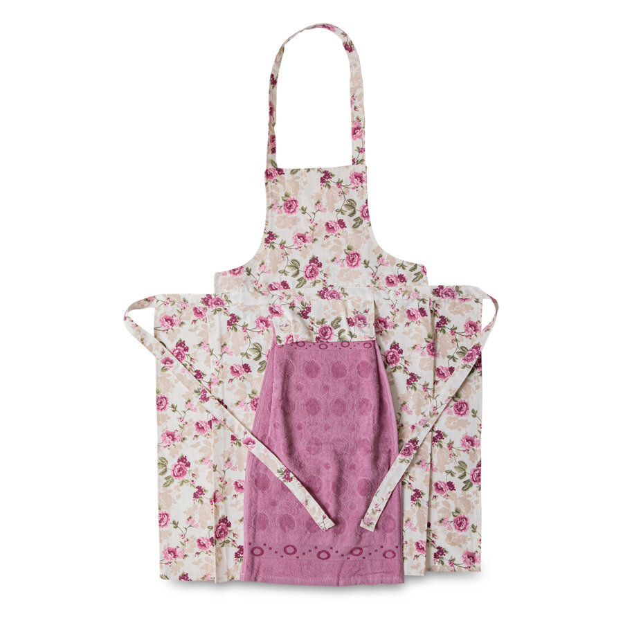 фото Фартук с полотенцем Sofi de Marko 30х50 см 2 шт, хлопок, розовый