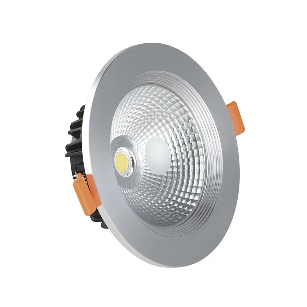 Светильник настенно-потолочный светодиодный KINK LIGHT 2135.16 Точка 2 м² нейтральный белый свет цвет серебро