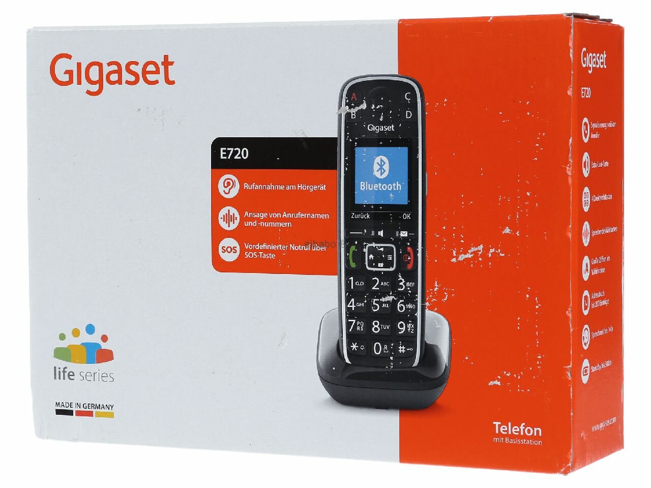 Трубка DECT / GAP для беспроводного телефона Gigaset E720 sw