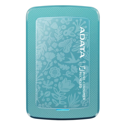 Внешний жесткий диск 2.5" 2TB Adata HC300 ECO External USB 3.2 Gen 1 green