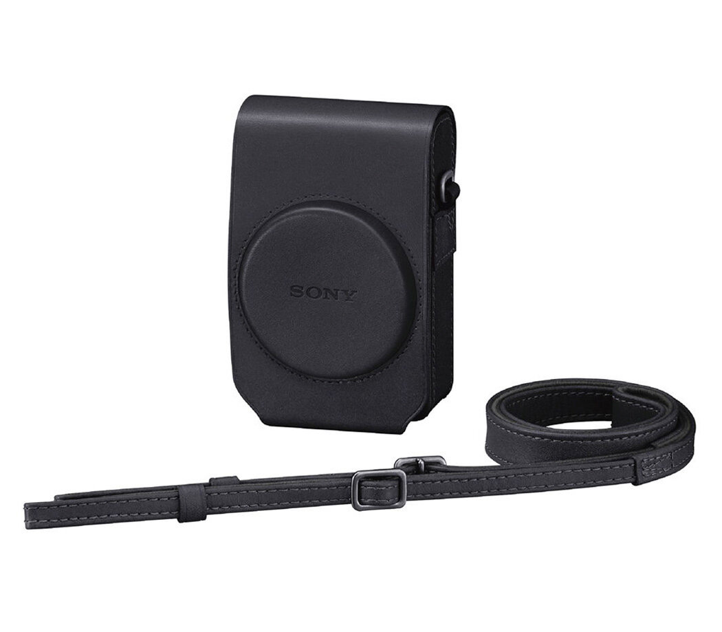Чехол Sony LCS-RXG для RX100 серии, вертикальный, черный