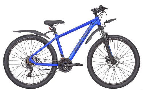 фото Горный велосипед Rush Hour 27,5" XS 725 DISC AL синий , рама 16" (21 скорость)