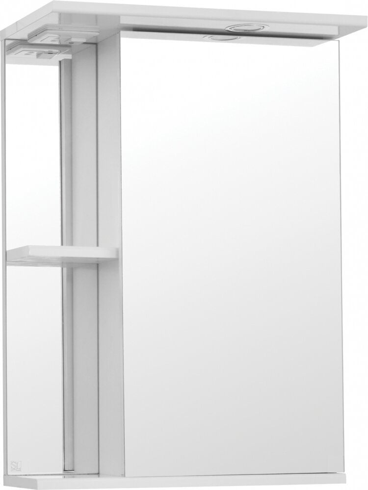 Зеркало-шкаф Style Line Эко Стандарт Николь 50/С белый ЛС-00000116