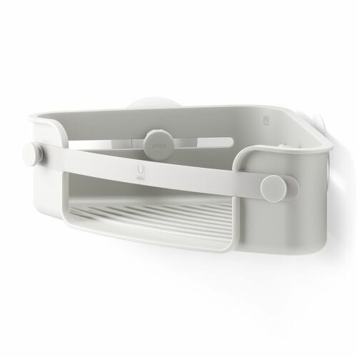 фото Органайзер Umbra для душа угловой Flex Adhesive, серый