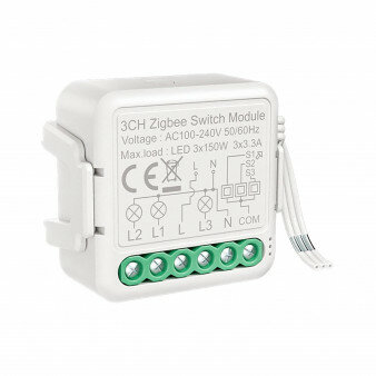 3CH Zigbee switch module Реле дистанционного управления (трехканальное)