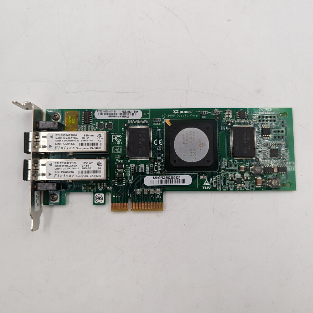 Контроллер Fibre Channel PX2510401-57B, 375-3356, Qlogic, Sun, 2 x 4 Гбит/сек, PCI-E