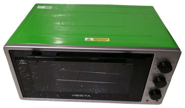 Мини печь VESTA MP-V 2332 L 32л, 1400Вт, серо-зелёная EXPO