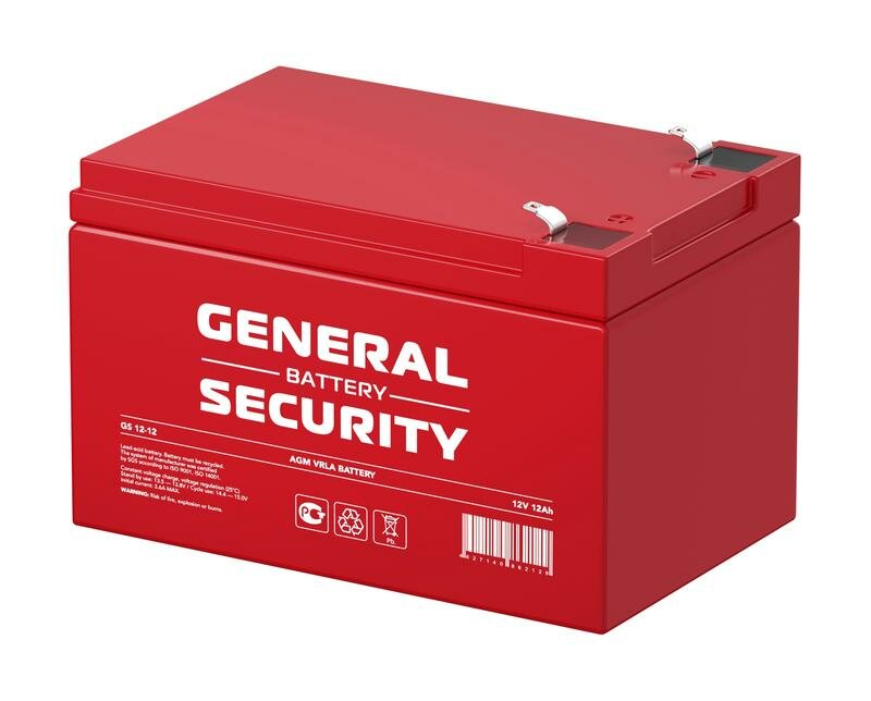 Аккумулятор 12В 12А. ч General Security GS12-12