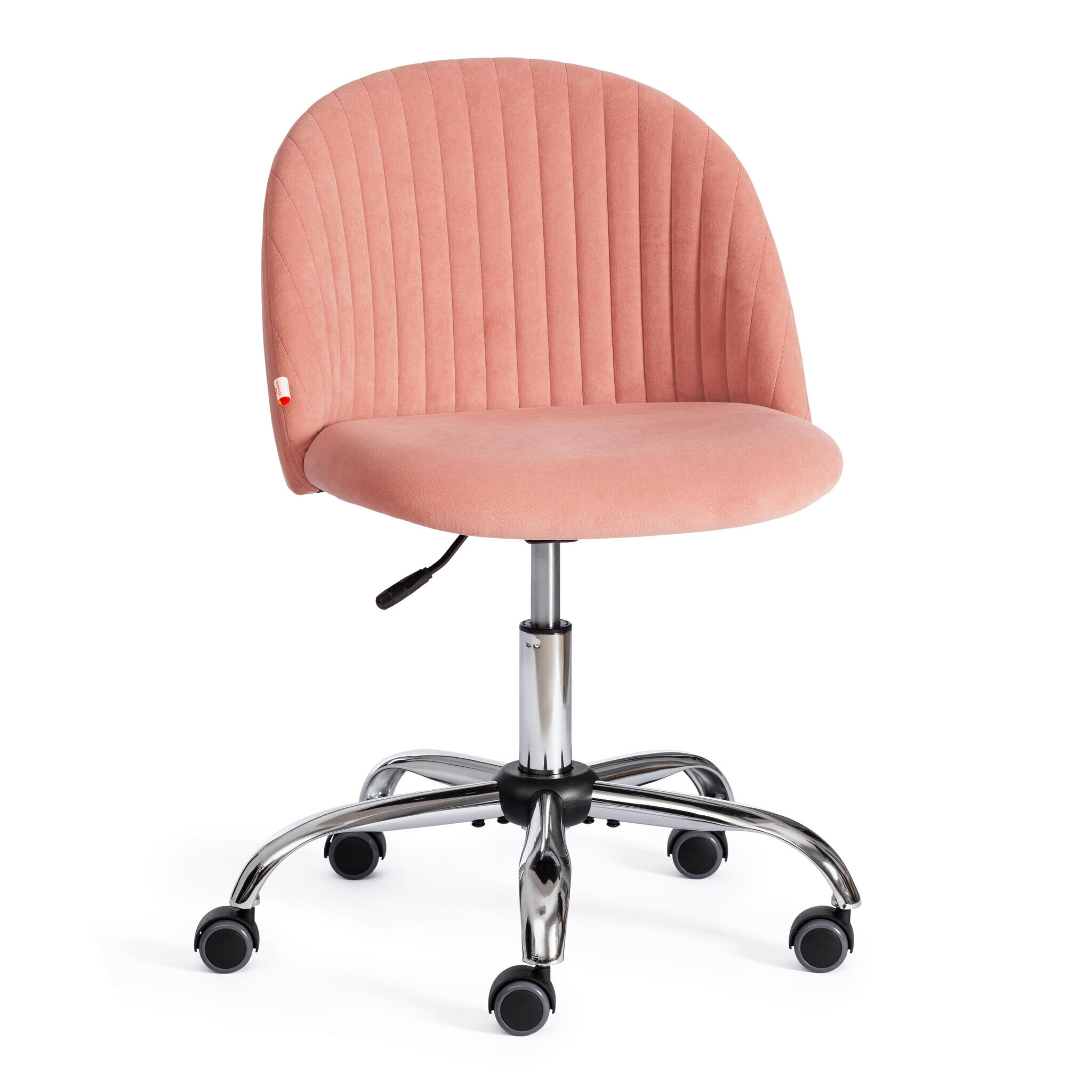 Кресло офисное TETCHAIR MELODY флок розовый 137