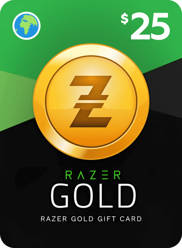 Код пополнения Razer Gold Card номиналом 10 USD регион США