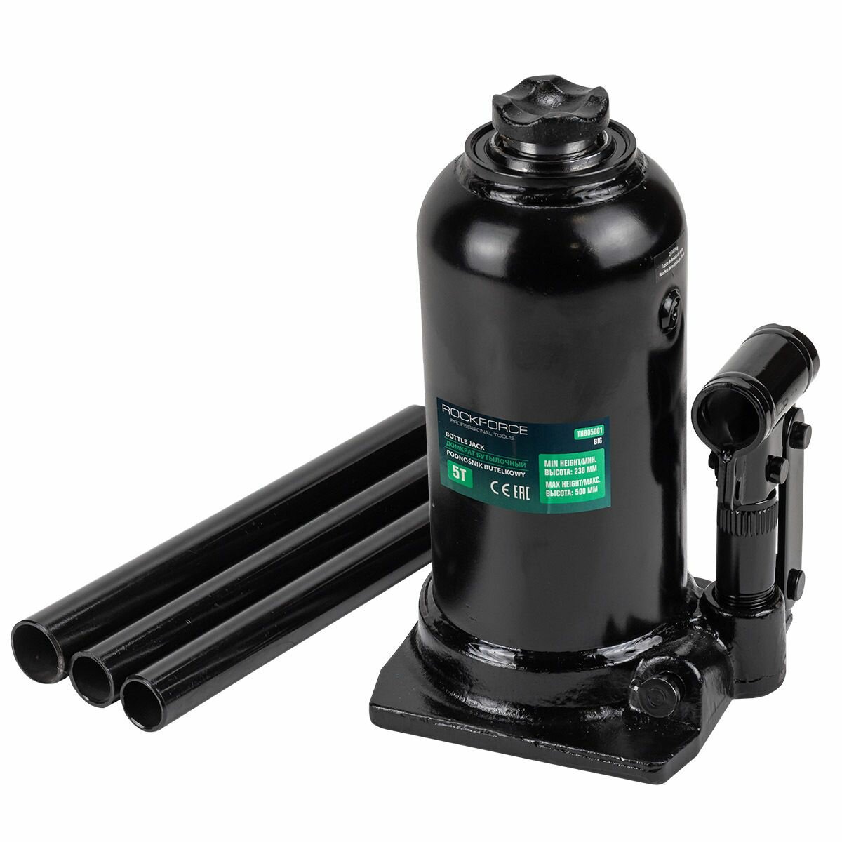 фото Домкрат бутылочный 5т RockForce RF-TH805001 BIG