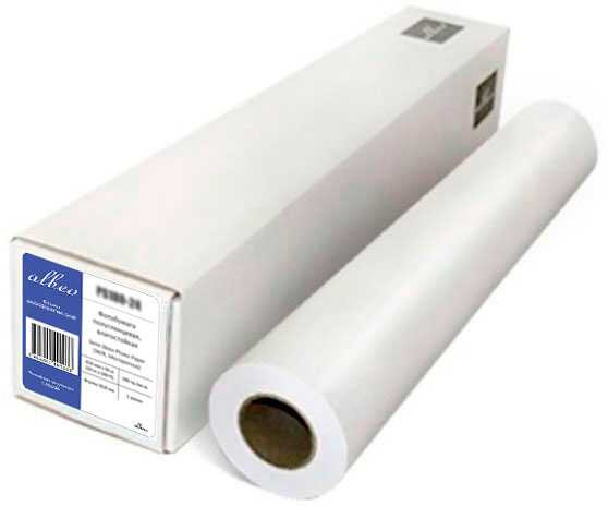 Бумага Albeo Z80-24-6 24(A1) 610мм-45.7м/80г/м2/белый для струйной печати 1шт