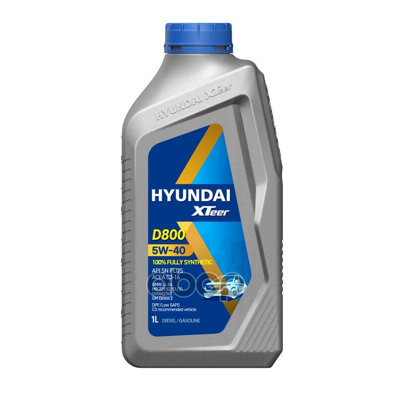 HYUNDAI XTeer Hyundai Xteer Diesel Ultra 5W40 (1L)_Масло Моторн.! Синт Api Sn, Acea C3, Mb 229.31, Bmw Ll-04