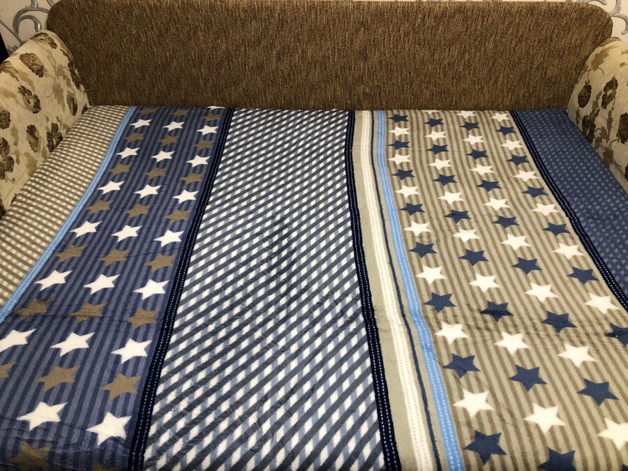 фото Плед полосатые Звёзды