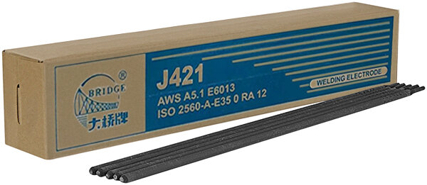 Электроды J421 "Bridge" для низкоуглеродистых сталей 25 мм х 300 мм (коробка 25 кг)