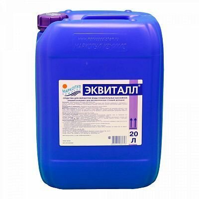 Эквиталл,20л(24кг) канистра, жидкий коагулянт (осветлитель) ударного действия