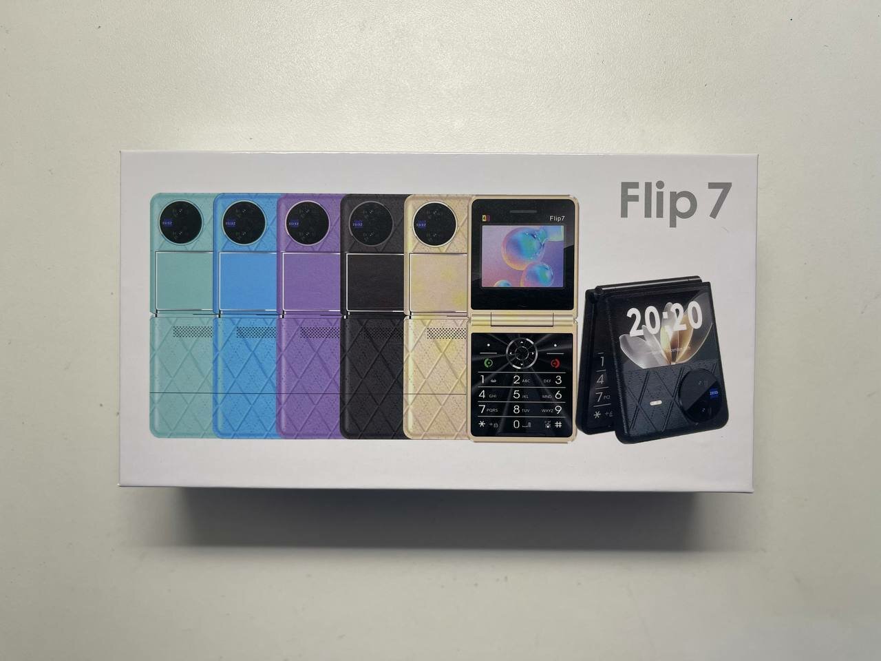 Кнопочная раскладушка FLIP 7, 4 nano sim, 3000mAh, фиолетовый