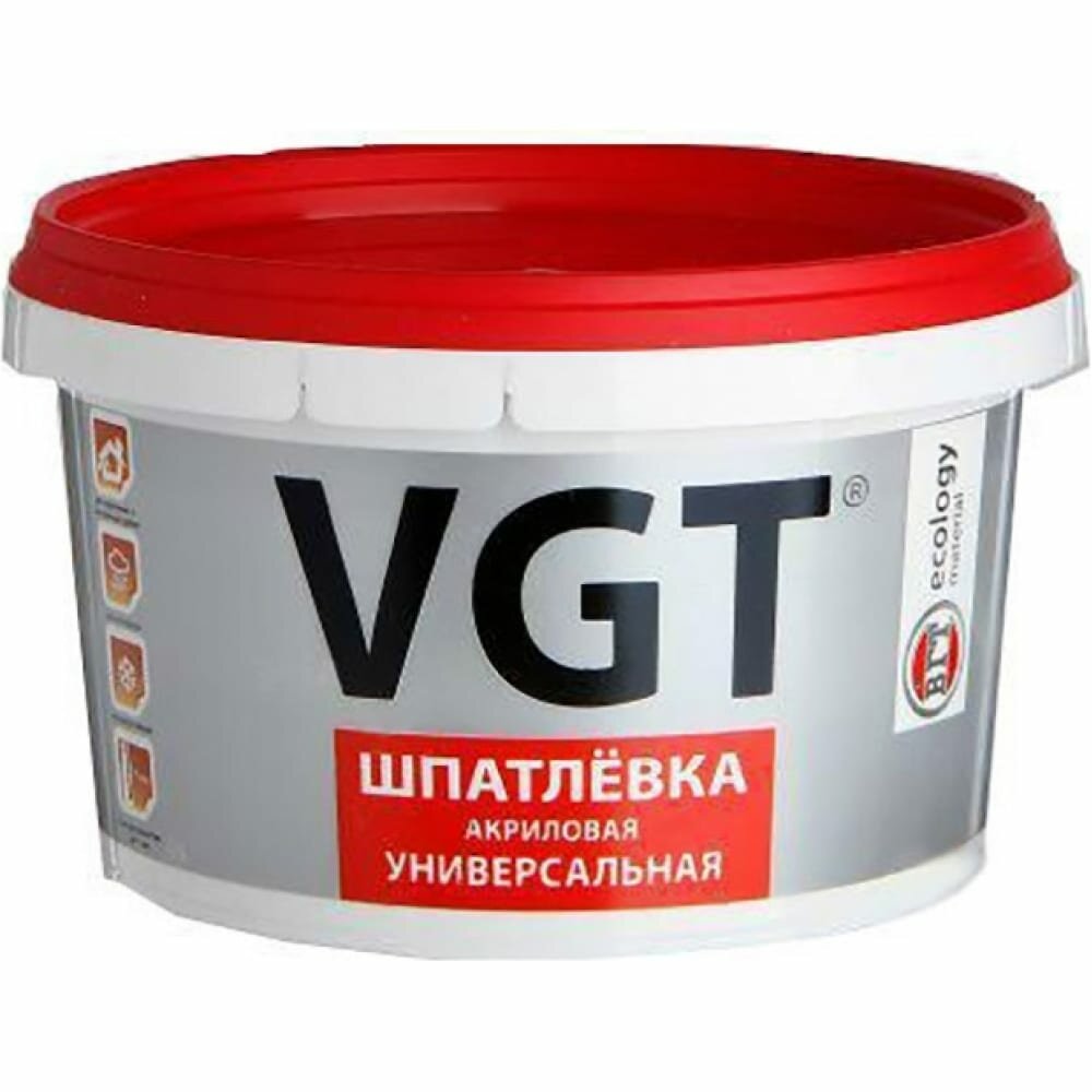 фото Универсальная акриловая шпаклевка для наружных и внутренних работ VGT 55220