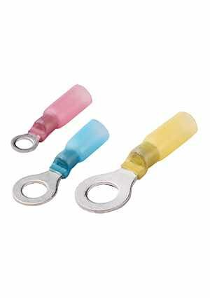 фото НКИ-T 1.5-4, наконечник кольцевой под винт М4 на провод 1.7мм с термоусадкой (10 шт.)