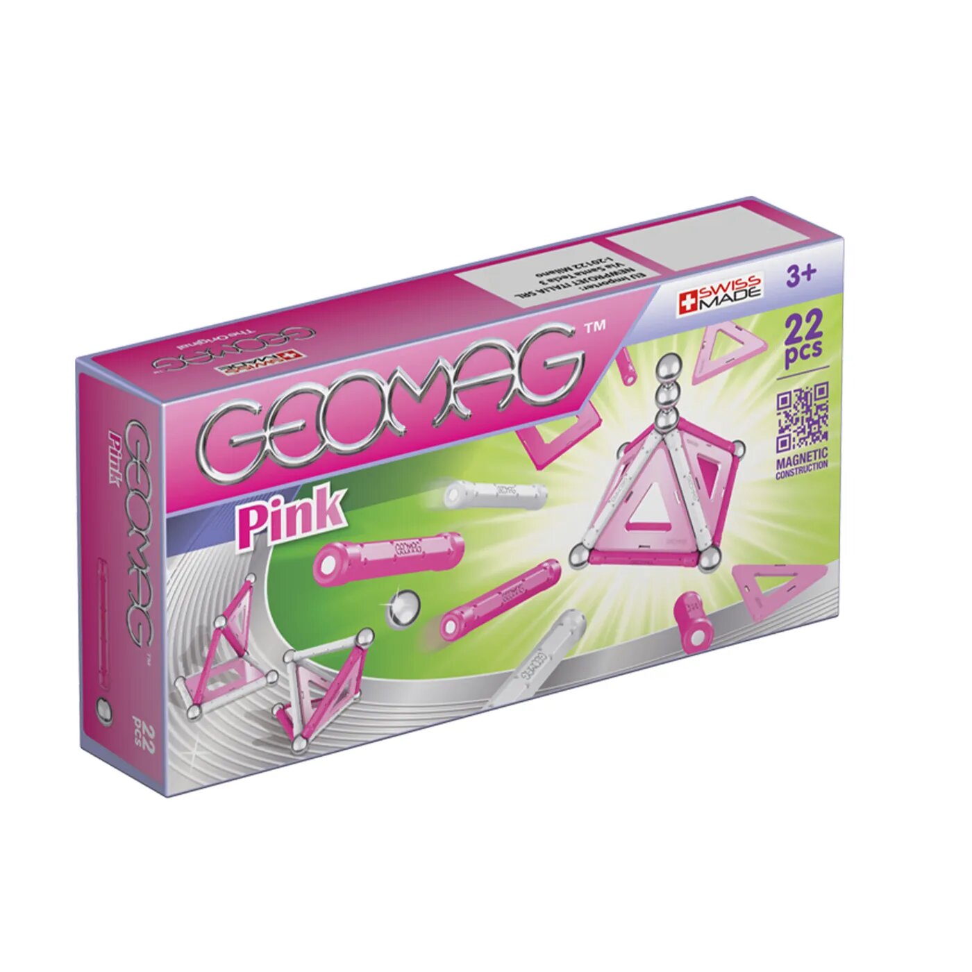 Конструктор магнитный GEOMAG Pink 22 детали